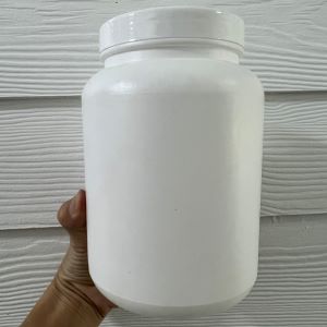 กระปุก พลาสติก HDPE F1500 ฝาเรียบ เวย์โปรตีน อาหารเสริม ขนาด 1500 ml 
